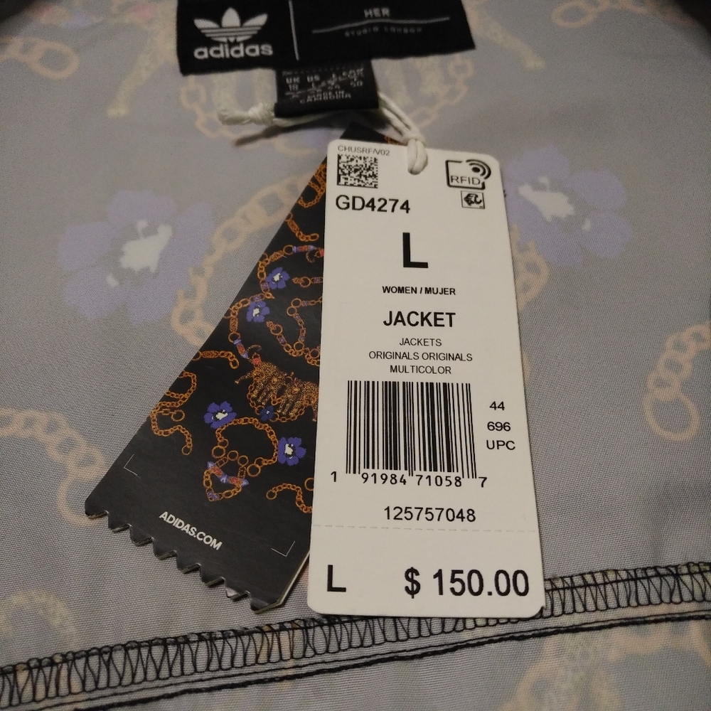 ❌️ §OLD ❌️ Adidas Originals x HER Studio London Women's Large Black Jacket - Picture 7 of 12